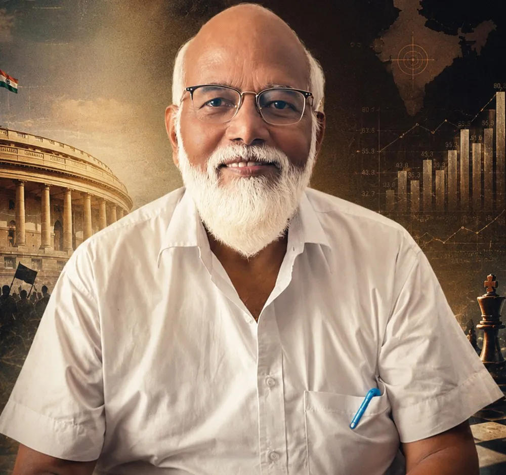 लेखक एन. सिंह (नथुनी सिंह) का चित्र
